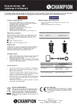 Предварительный просмотр 4 страницы Champion 94842CH User Manual