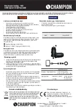 Предварительный просмотр 4 страницы Champion 94950CH User Manual