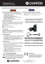 Предварительный просмотр 3 страницы Champion 97034CH User Manual