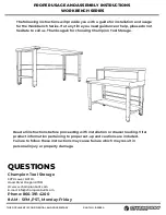 Preview for 1 page of Champion Basic Workbench Assembly Instructions Manual