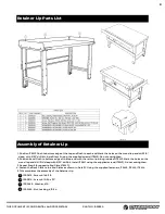 Предварительный просмотр 8 страницы Champion Basic Workbench Assembly Instructions Manual