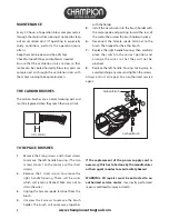 Предварительный просмотр 8 страницы Champion Brute Platinum XLT Tapper Operator'S Manual