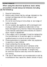 Preview for 2 page of Champion CHBL210 User Manual