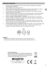 Предварительный просмотр 11 страницы Champion CHBL210 User Manual