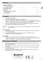 Preview for 7 page of Champion CHBR400 User Manual