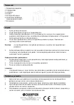 Preview for 11 page of Champion CHBR400 User Manual