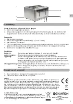 Предварительный просмотр 5 страницы Champion CHBR420 User Manual