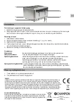 Preview for 7 page of Champion CHBR420 User Manual