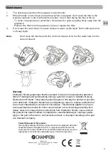 Preview for 5 page of Champion CHDS050 User Manual