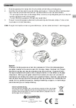 Предварительный просмотр 9 страницы Champion CHDS050 User Manual