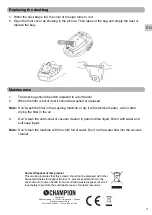 Preview for 5 page of Champion CHDS150 User Manual