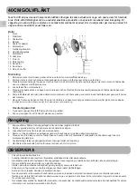 Предварительный просмотр 4 страницы Champion CHGF110 User Manual