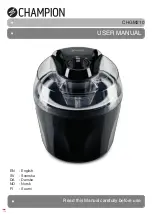 Предварительный просмотр 1 страницы Champion CHGM210 User Manual