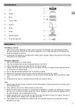 Preview for 3 page of Champion CHKK115 User Manual