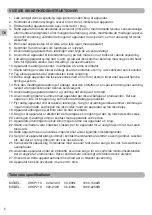 Preview for 6 page of Champion CHKP110 User Manual