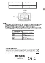 Preview for 61 page of Champion CHLED040 User Manual