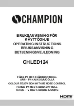 Champion CHLED124 Operating Instructions Manual предпросмотр