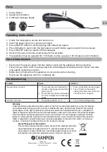 Предварительный просмотр 3 страницы Champion CHMA210 User Manual