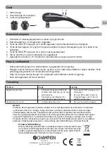 Предварительный просмотр 9 страницы Champion CHMA210 User Manual