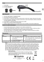 Предварительный просмотр 11 страницы Champion CHMA210 User Manual