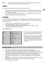 Preview for 9 page of Champion CHMW135 User Manual