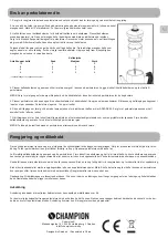 Preview for 9 page of Champion CHPK110 User Manual