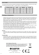 Preview for 4 page of Champion CHPK220 User Manual