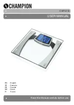 Предварительный просмотр 1 страницы Champion CHPV210 User Manual