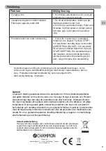 Preview for 9 page of Champion CHSJ510 User Manual