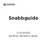 Предварительный просмотр 8 страницы Champion CHTW100 Quick Manual