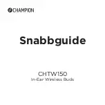 Предварительный просмотр 8 страницы Champion CHTW150 Quick Manual