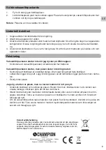 Preview for 7 page of Champion CHVF010 User Manual