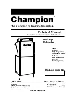 Champion D-H1M3 Technical Manual preview