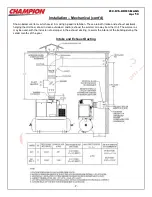 Preview for 7 page of Champion D10 Installation And Start-Up Data