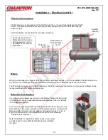 Предварительный просмотр 10 страницы Champion D10 Installation And Start-Up Data