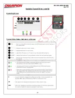 Preview for 32 page of Champion D10 Installation And Start-Up Data