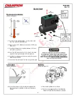 Предварительный просмотр 2 страницы Champion D5 Installation And Service Data