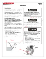 Preview for 8 page of Champion D5 Installation And Service Data