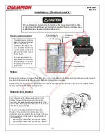 Preview for 10 page of Champion D5 Installation And Service Data