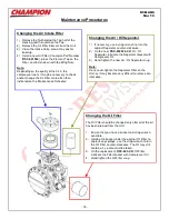 Preview for 15 page of Champion D5 Installation And Service Data