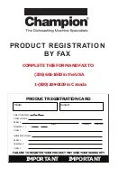 Preview for 4 page of Champion DH5000T Series Installation And Operation Manual