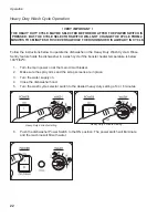 Preview for 30 page of Champion DH5000T Series Installation And Operation Manual