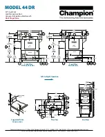 Preview for 3 page of Champion DualRinse 44 DR Specifications