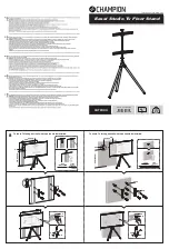 Champion Easel CHTF900 Accessory Installation Manual preview