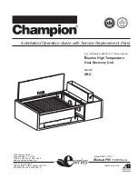 Champion Eseries HRU Installation/Operation Manual With Service Replacement Parts preview