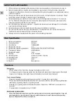 Preview for 2 page of Champion HBT100 User Manual