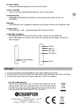 Preview for 5 page of Champion HBT100 User Manual