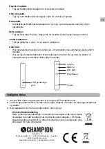 Preview for 7 page of Champion HBT100 User Manual