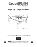 Champion High Fly 40901 Assembly And Operating Instructions Manual preview