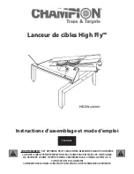 Preview for 9 page of Champion High Fly 40901 Assembly And Operating Instructions Manual